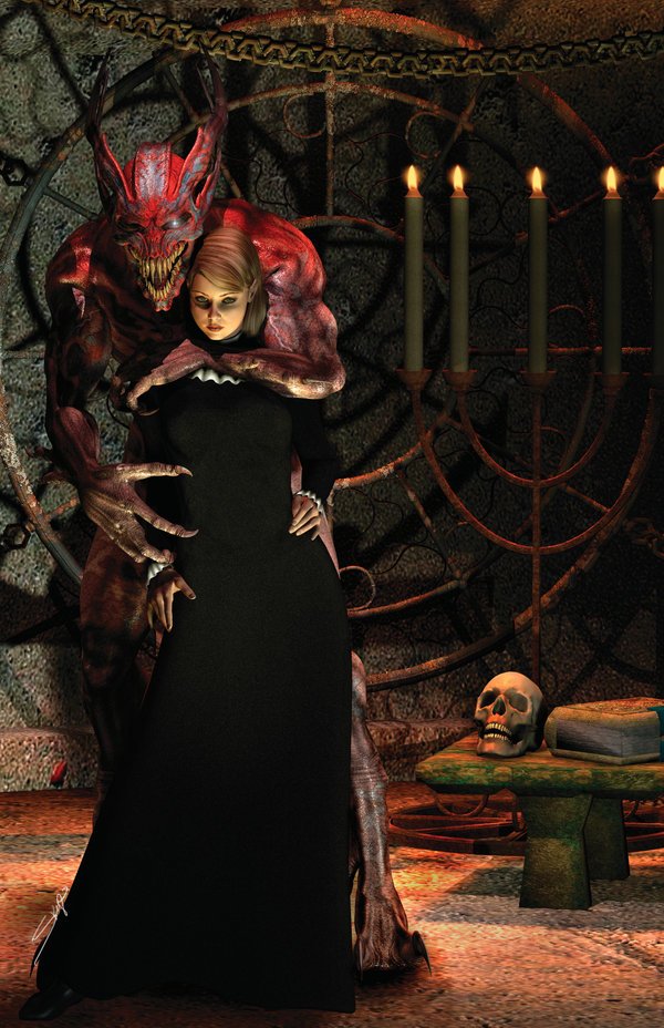 harmoncomics's tweet image. Candelabra witch cover design...