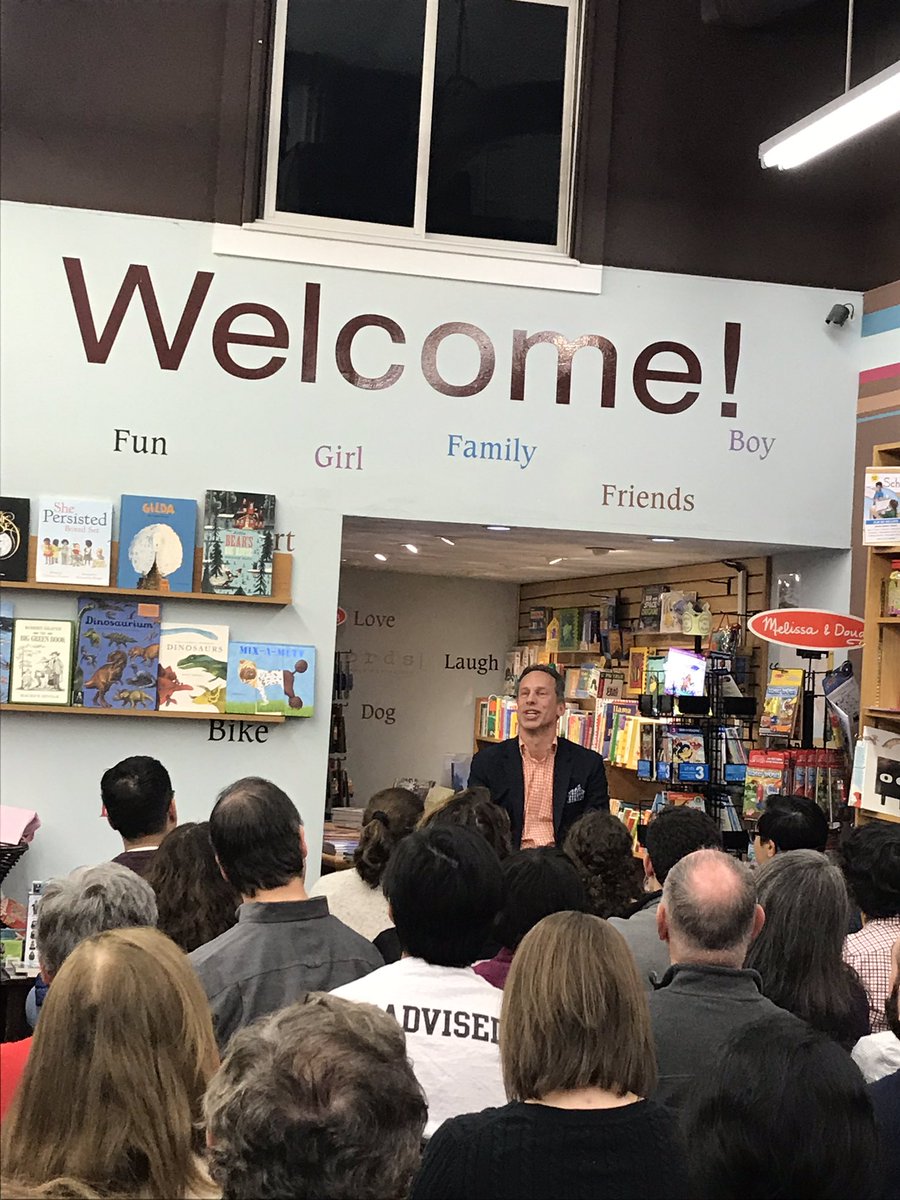 SaraDGoetz's tweet photo. .@BrianSaber, fundraising consultant, discussing his new book, #AskingStyles, tonight at our favorite Maplewood bookstore, #WORDS. Whether you’re a volunteer or executive director, get past your fears and step up your fundraising skills using your personal Asking Style. https://t.co/MQAUTc5wFG