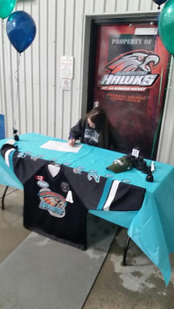 Congrats to our Aubrey Cole on signing her NLI today to attend Mercyhurst!