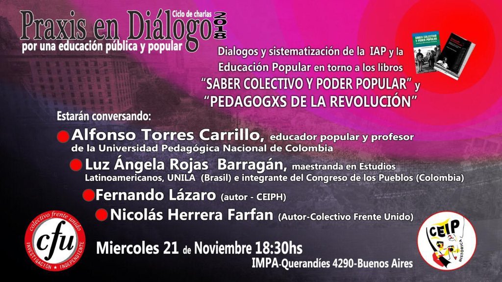 cinemavariete's tweet photo. #CEIPH
#Praxis
#Conversatorio
#educacionpopularfeminista
#bachilleratospopulares
#pensamientocritico https://t.co/oN8znoDvEJ