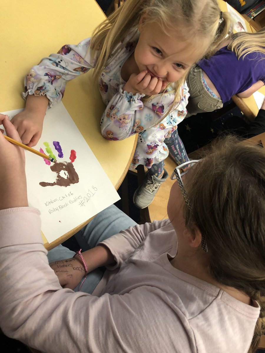 robylibrarian's tweet photo. Busy day at the @RESCubs Library! We broke out with @breakoutEDU, had #bakersgonnabake cooking club, and #bookbuddies! #loudestlibraryever #leadlikeroby #movingforward https://t.co/2Kckk3APT8