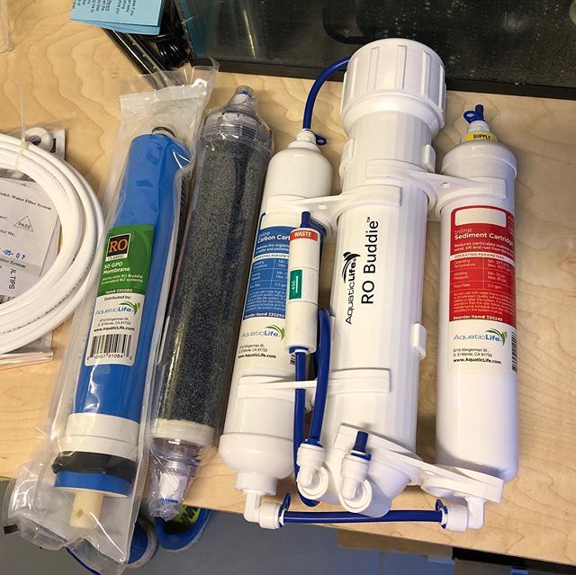 LeftCoastFish's tweet photo. I guess you can say I am softening up. 😂 new RO system for my upcoming black water Rhad tank. Very excited. https://t.co/pYiFt4UzWg https://t.co/ga4H4TSHfp