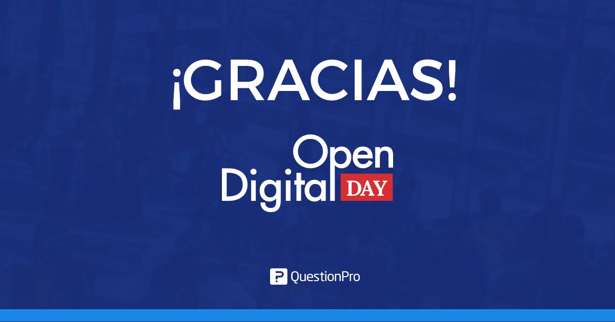 questionpro_es's tweet photo. ¡El evento ha sido un éxito! Felicidades a @iebschool por la excelente organización del #OpenDigitalDay y a los #DigitalLeaders por compartir tanto conocimiento. Gracias por seguir nuestra cobertura. https://t.co/LmtssgrXIP
