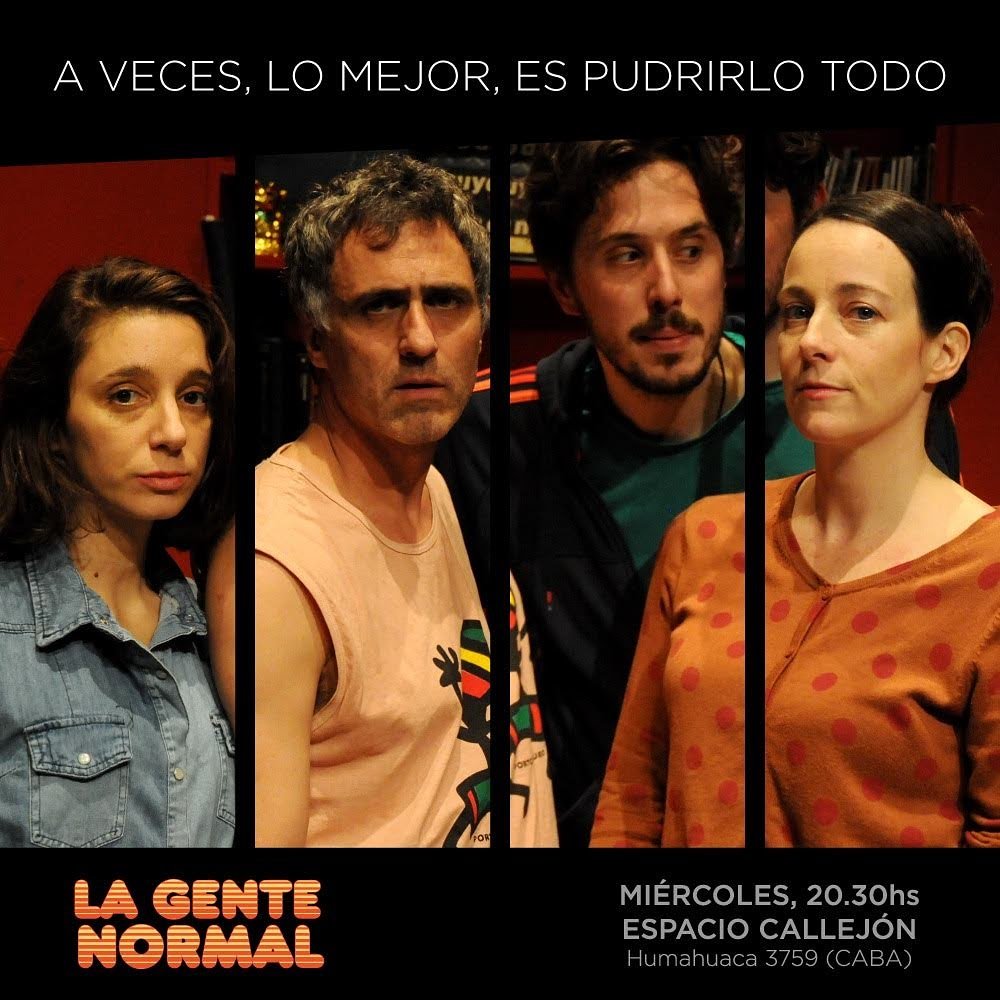 leandroarecco's tweet image. Miércoles última función de #lagentenormal en #espaciocallejon