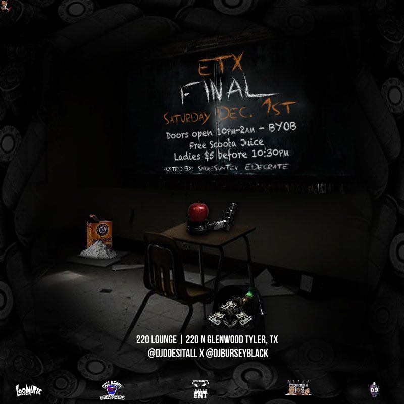 BigTevCEO's tweet image. #TheETXFinal

@killaakiwi , @jasmine_session , @AshlynMcGowan , @_WhyYouWorried_ , @deniecee_ , @___babykay, @reedamyia_

Meet The #WePromoteDivas At 220 Lounge Dec. 1st 🎀🎀🎀🎀🎀🎀🎀

Fellas They Will Be Throwing Hella Ass So I Suggest Y&apos;all Catch Sum Ass 👌👌👌👏👏👏