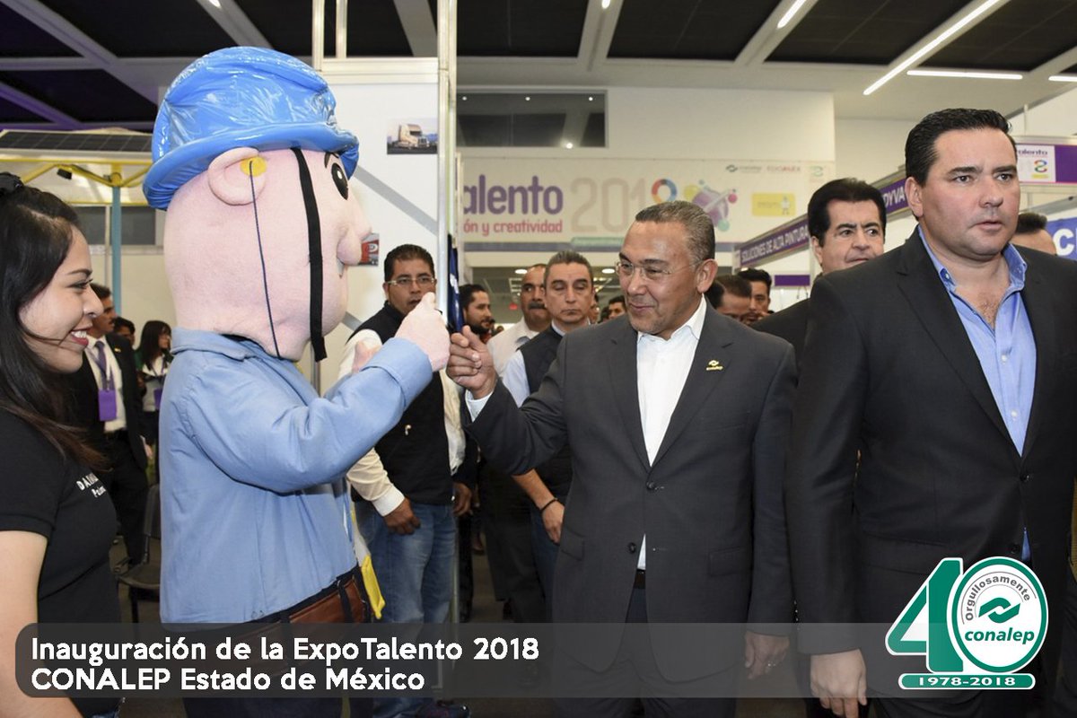 CONALEP_Mex's tweet photo. El Director General del Sistema #CONALEP, el Mtro. Jorge Alejandro Neyra González asistió a la Inauguración de la #ExpoTalento2018 Innovación y Creatividad ” con sede en el Centro de Convenciones y Exposiciones Toluca. @conalepmex @Sylvia_OrtegaS
@Otto2025 @SEP_mx https://t.co/Dm75VEFg1I