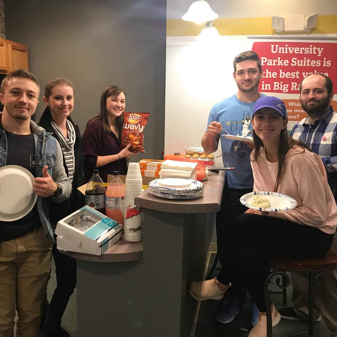 AMAFerris's tweet photo. Friendsgiving! Lots of games, lots of memories and a lot of pie.
#friendsgiving #AMAferris #imabulldog #FERR1S #americanmarketingassociation #AMA https://t.co/t0WXkjTHXZ