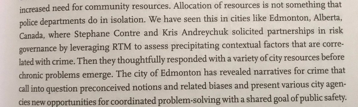 JoelCaplan's tweet photo. The insights and experiences of @KrisAndreychuk &amp; Contre in @CityofEdmonton #Canada are cited in the new Risk-Based Policing book by @ucpress 

Read more in Chapter 4 https://t.co/BeqAFbT7VY https://t.co/khBG3780r7