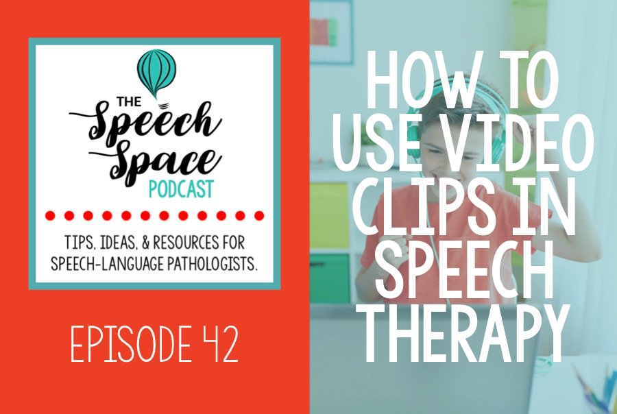 Tune into episode 42 to learn why I love to use video clips in speech therapy, speech goals that can easily be addressed with video, and some of my favorite youtube channels.  You can access the show, here: bit.ly/videoinspeech #slpeeps #slp2b #slptobe  bit.ly/videoinspeech