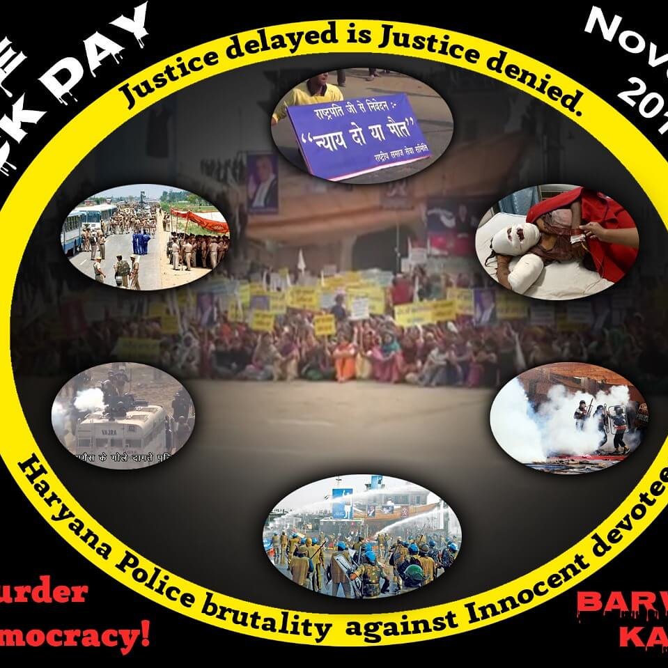 DasVansh's tweet photo. #TheBlackDay_18NOV
संत रामपाल जी महाराज के अनुयायियों ने कल 18 नवम्बर के दिन को देश के सभी जिलों में ब्लैक डे के रूप में मनाया ओर DC के माध्यम से राष्ट्रपति के नाम ज्ञानप दीया है
Shradha tv 2.0 t https://t.co/g1DSSHcuM7