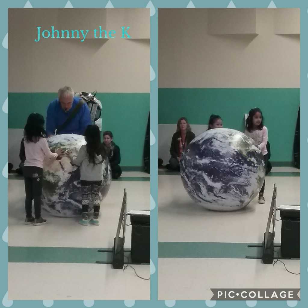 LBarnesK's tweet photo. Enjoying Johnny the K and learning about RESPECT and kindness https://t.co/FtK2vQGZhR