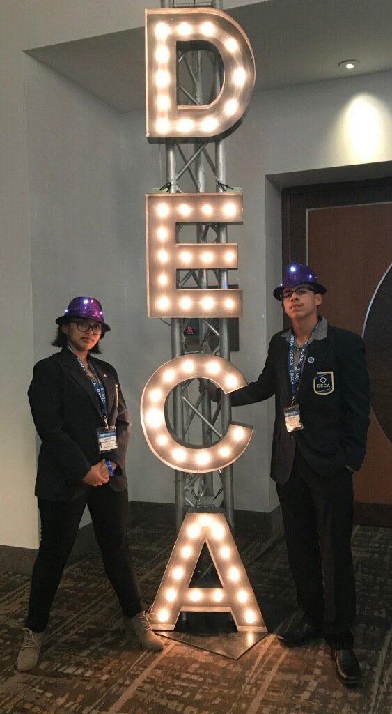 bhsdeca46's tweet photo. Jazzmin and Cristian at Deca WRLC in California!! We can't wait to see what you guys learned!! https://t.co/XoqFuDXrZ1