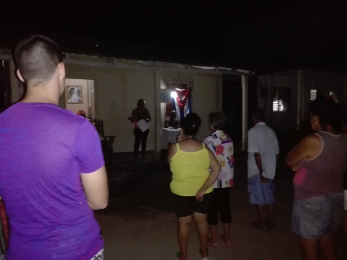 Efectúan en Cumanayagua en la provincia de #Cienfuegos reunión de rendición cuenta del delegado a sus electores