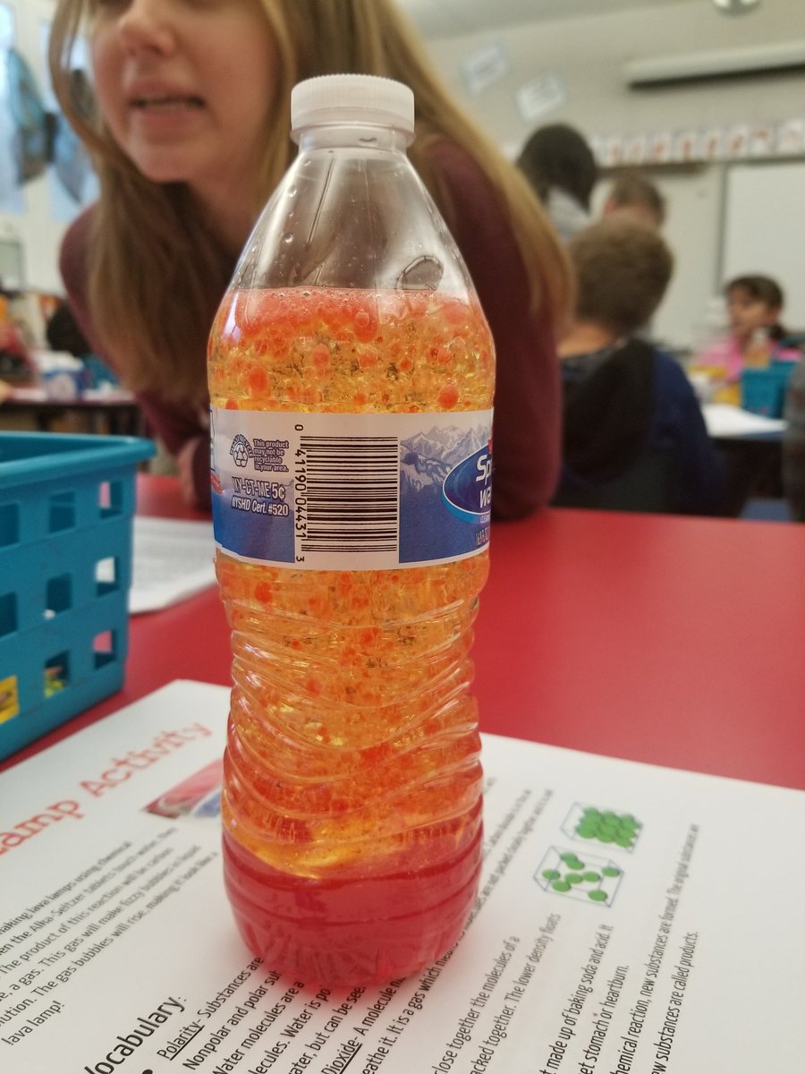 4th graders <a href="/BedwellSchool/">Bedwell Elementary School</a> learn about density through lava lamp activity with <a href="/BernardsHS/">Bernards High School</a> students in #STEM Mentoring Club! Thank you BHS students, this was awesome! <a href="/MrKolmer/">Grant Kolmer</a>