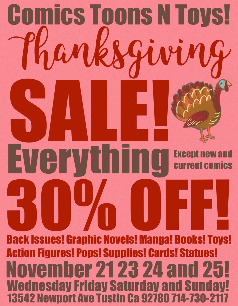 toy sale november 2018