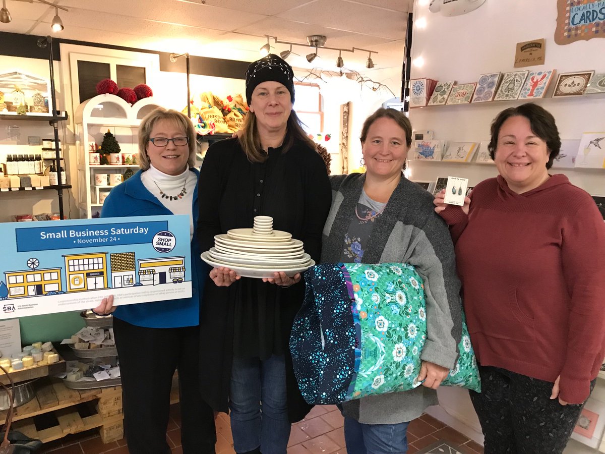 SBA_NH's tweet photo. #Shopsmall visits in #Durham today.   If you haven’t been there lately, you need to check it out! #smallbiz #nh https://t.co/Ck4MHSnZA3