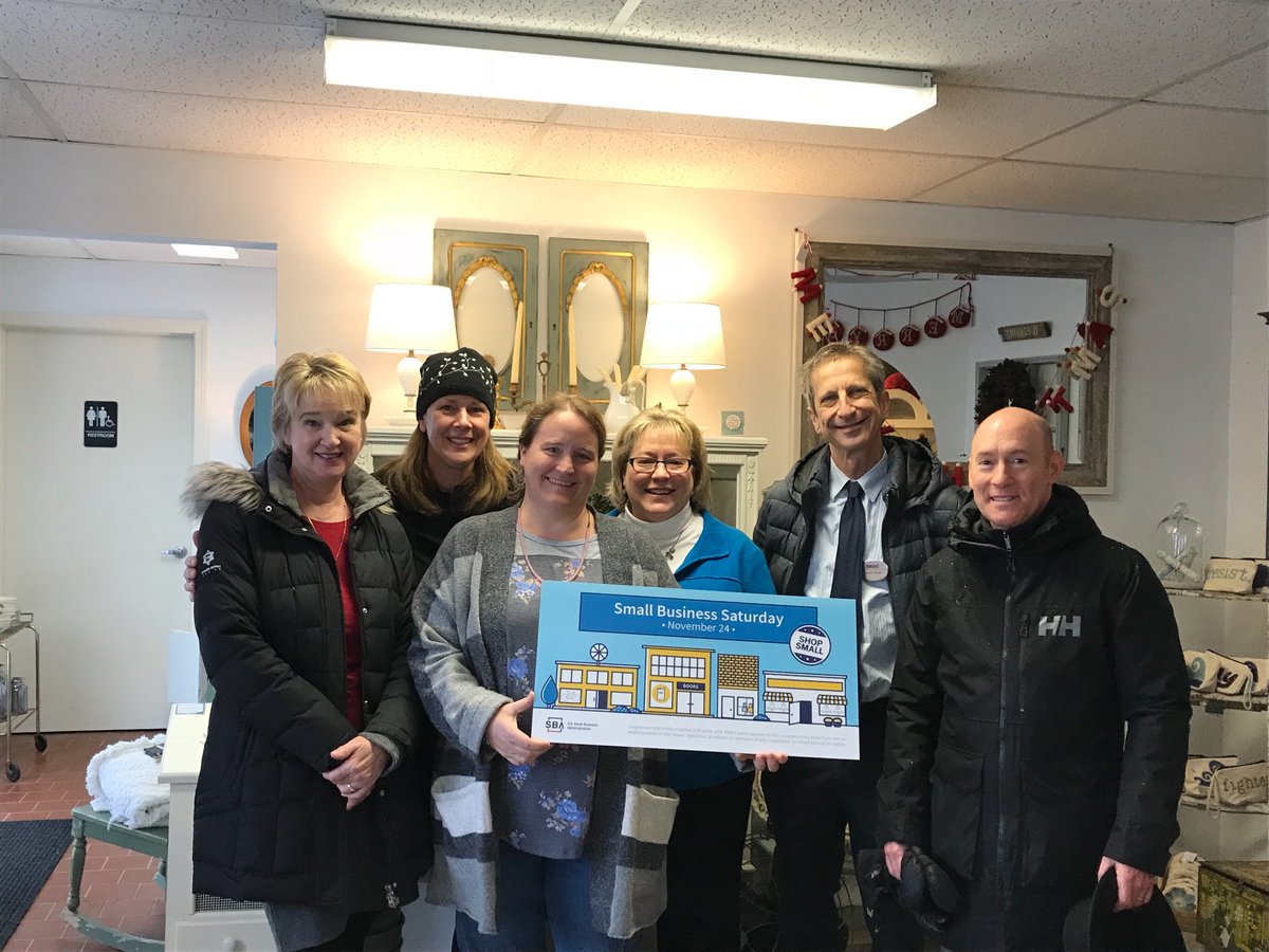 SBA_NH's tweet photo. #Shopsmall visits in #Durham today.   If you haven’t been there lately, you need to check it out! #smallbiz #nh https://t.co/Ck4MHSnZA3