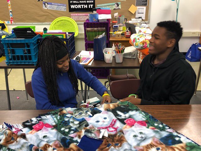 KristalMccorkle's tweet photo. Day of Gratitude at COMPASS:
Blankets made for Tru Harbor (sex trafficking shelter) https://t.co/NhgoJrNeRY