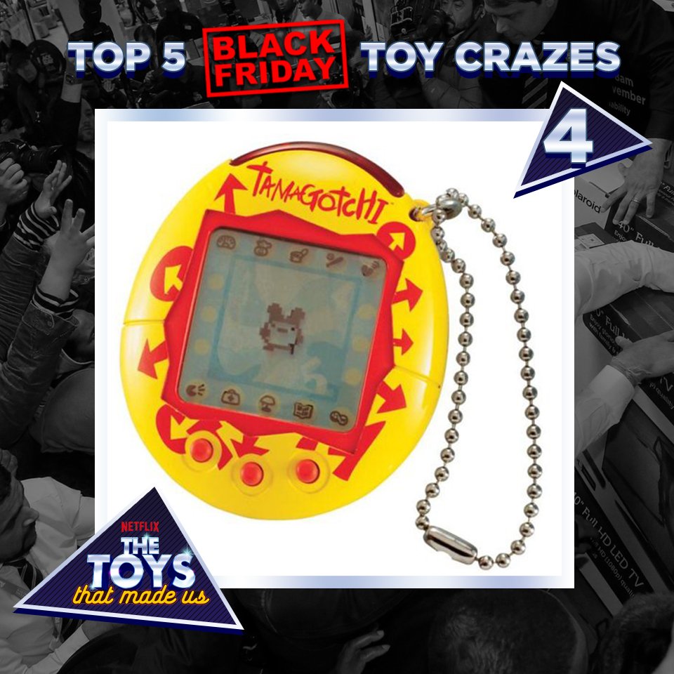 toysthatmadeus's tweet photo. Released in 1996, the handheld digital pet Tamagotchi became a worldwide toy fad, and had teachers everywhere on the (egg) watch once kids started sneaking them into classrooms! Ahh, the #Memories!

#TTTMU #TheToysThatMadeUs #Tomagatchi #DigiPet #Nostalgia #90s #BlackFriday #OMG https://t.co/akryzjPROe