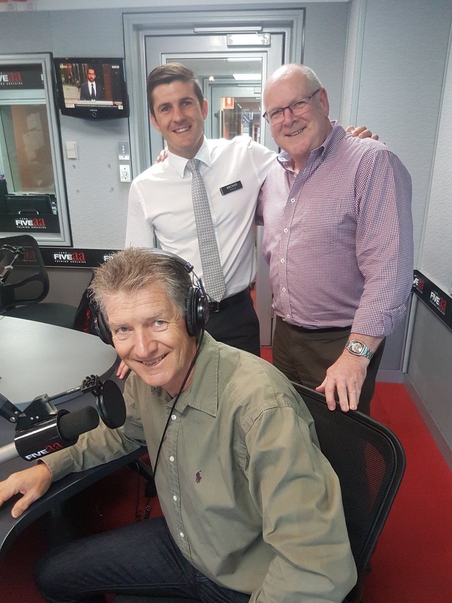 NOW: Anthony Toop and Bronte Manuel with @AlanHickey5aa in the studio for Real Estate Radio thanks to <a href="/ToopandToop_/">Toop&Toop</a> taking your calls 82230000