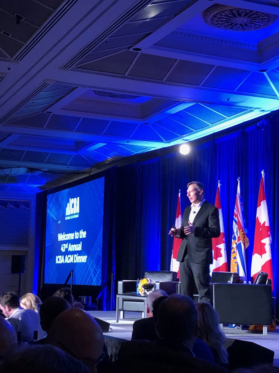 MeritOntario's tweet photo. At the 2018 ICBA AGM Gala here in Vancouver. Proud to support this great association and the good work they do to represent open shop contractors in British Columbia. @icbabc #icba2018 https://t.co/Tzh2540Uvp
