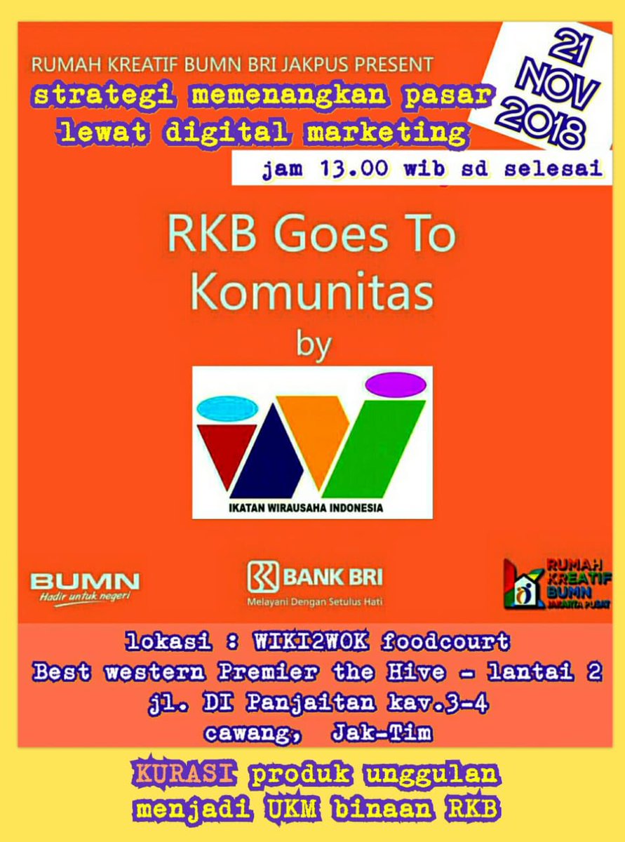 ikwindo's tweet photo. hadir yuk Iwiers #rkbri #ukm #kemenkop https://t.co/ClqT6y72Hx