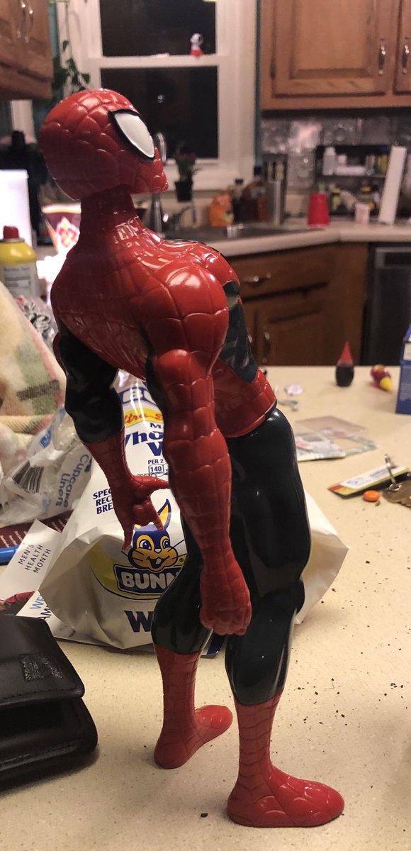 mcintosh160's tweet photo. Atlie and Ellie are helping @AmberMcIntosh07 cook some cupcakes, all the while Atlie got Spider-Man over here “Movin like Bernie” and don’t even realize what that is.. 🤣🤣 #BernieDance #AnyYallRememberThat #lol https://t.co/ZnfbYKmSW2