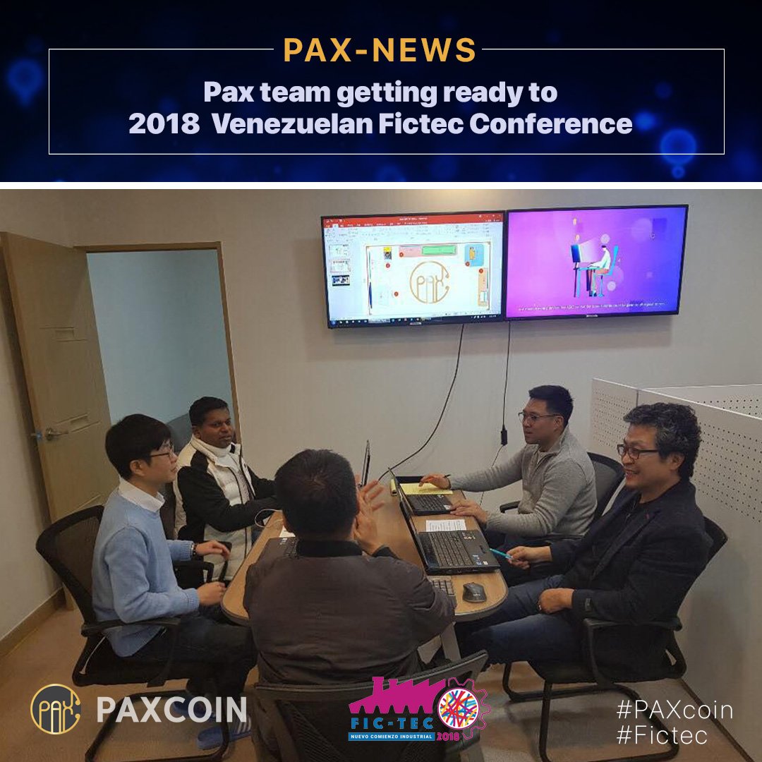 Pax__Coin's tweet photo. Venezuela prepares the next chapter of the International Science and Technology Fair (Fictec) 2018. Which our team will  be present to  exibit new technological achievement of paxcoin #PAXCOIN #blockchain #currency #mining https://t.co/suUkbAZJm2