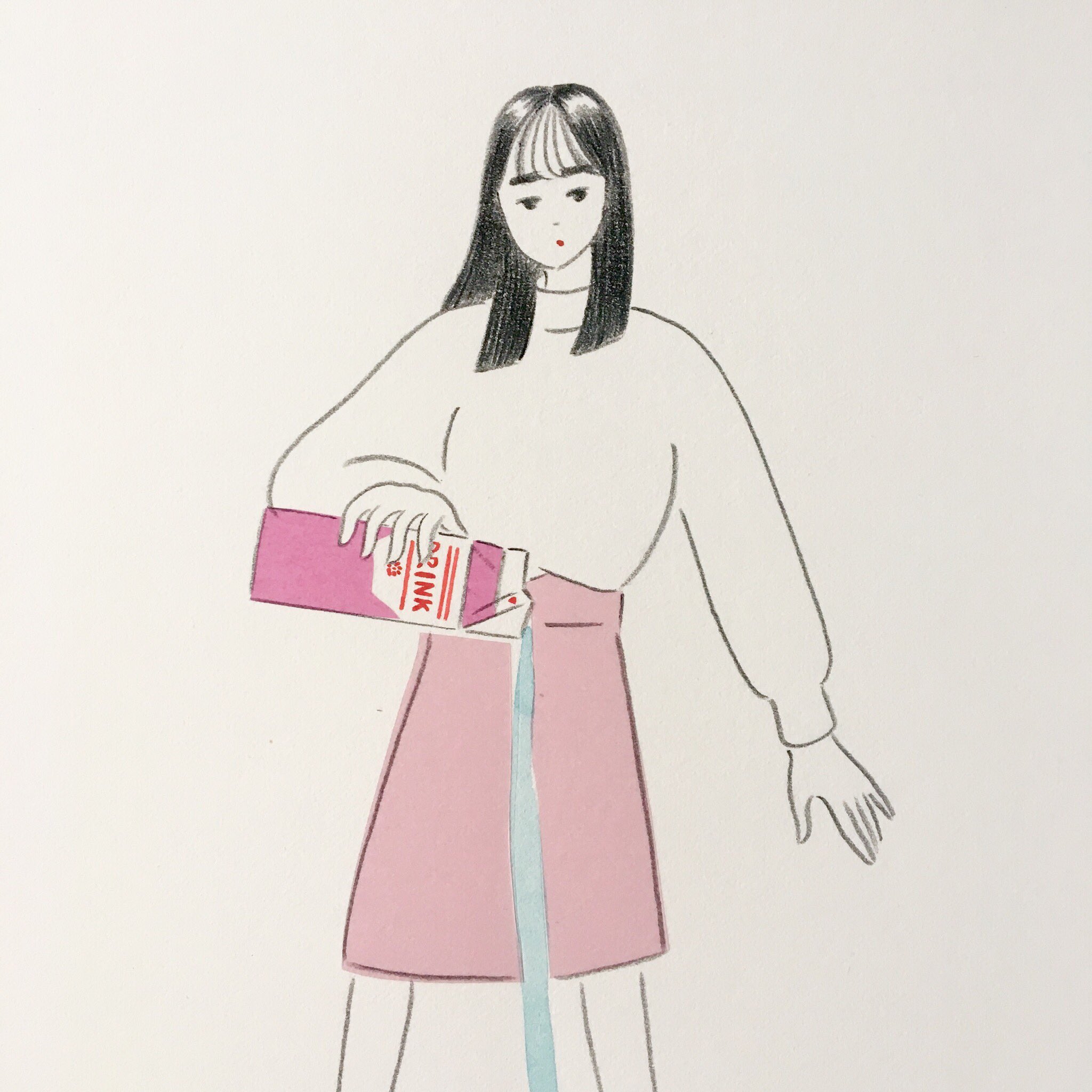 深川優　原画　水彩画 深川優 原画 水彩画 Yu Fukagawa (@yu_fukagawa) • Instagram