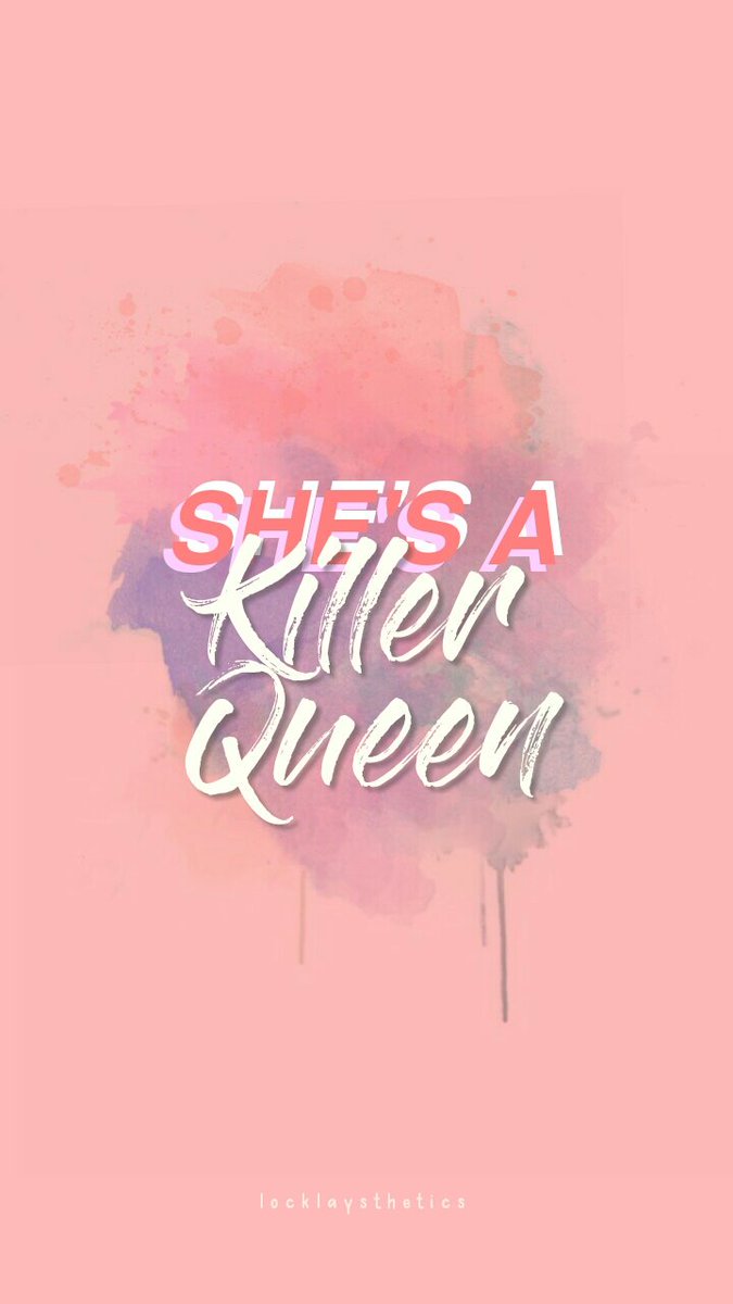 locklaysthetics's tweet photo. killer queen lockscreen 💖 https://t.co/IihviM6OoJ