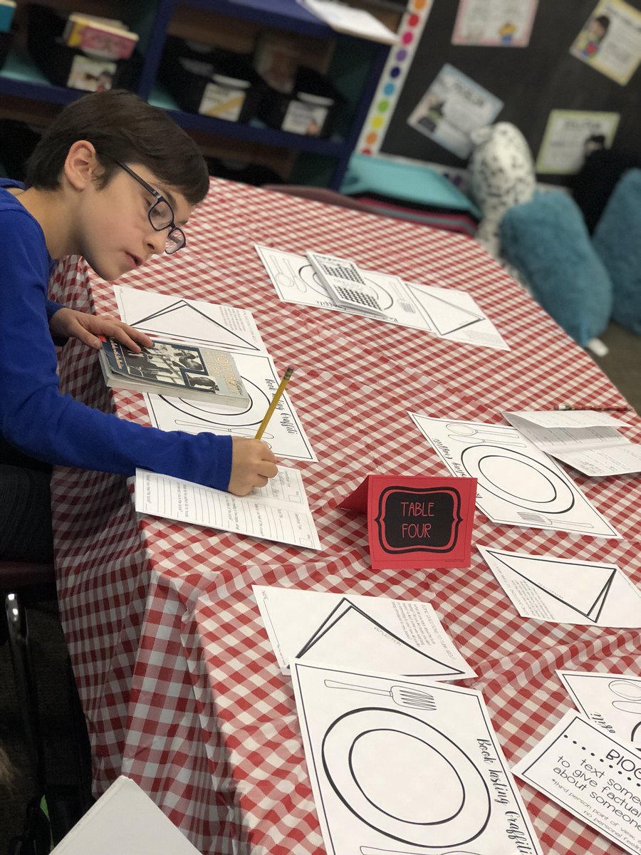 Schreyer4th's tweet photo. @4th_legend  had a great time “tasting books” today! They loved reading different genres and reflecting on what they liked and didn’t like. @LegendSprings #welovetoread #thanksgivingweek #booktasting https://t.co/A8vRSdSobg