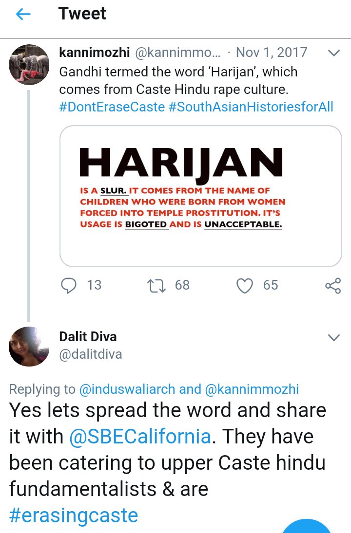 Bhaktirasasagara på Twitter: "@noohrajun Thenmozhi is Dalit Diva, the one who agreed with Kanimozhi and sought "spread the word." https://t.co/r6uKKb5Ykp" / Twitter