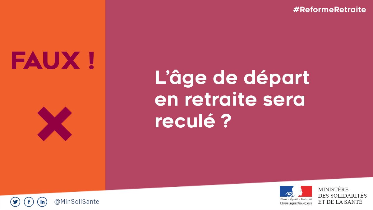 Secrétariat d’État chargé des retraites tweet media