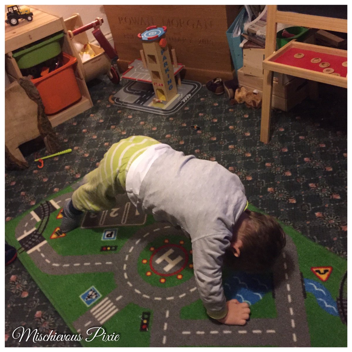 MissPixieUK's tweet photo. Because apparently you “have to” do your yoga 🧘♂️ before you get ready for school or you just want be ready to play 😄 #mischievouspixie #yoga https://t.co/QH0QuaTsuK