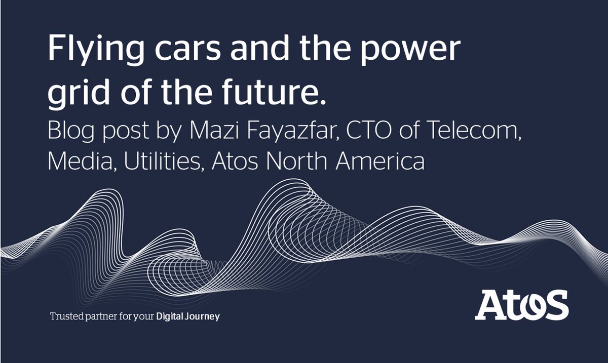 martinatos's tweet photo. What would air traffic control do if we all started using flying cars? It’s what utilities will have to do before they can support the power grid of the future. New blog post by Mazi Fayazfar https://t.co/onvLgswVPu @AtosNA #DigitalUtility https://t.co/e4yiCRl5Kd
