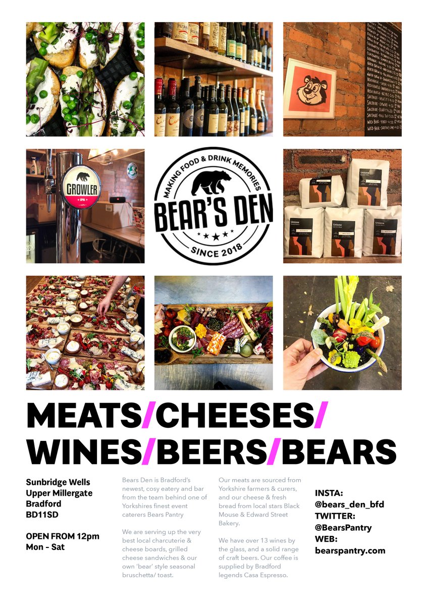 It's all looking wonderful here <a href="/BearsPantry/">Bears Pantry</a> . Get Yourselves down for some delicious food options only in Sunbridgewells #sunbridgewells #bearspantry #visitbradford #eat #food #bradford facebook.com/Sunbridgewells…