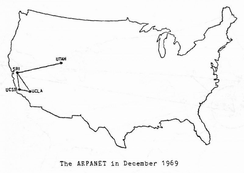 retrochenta's tweet photo. Hoy hace 49 años que se estableció el primer enlace entre nodos de la red ARPANET. Arrancaba lo que hoy llamamos "Internet". https://t.co/BkqIyD03O3