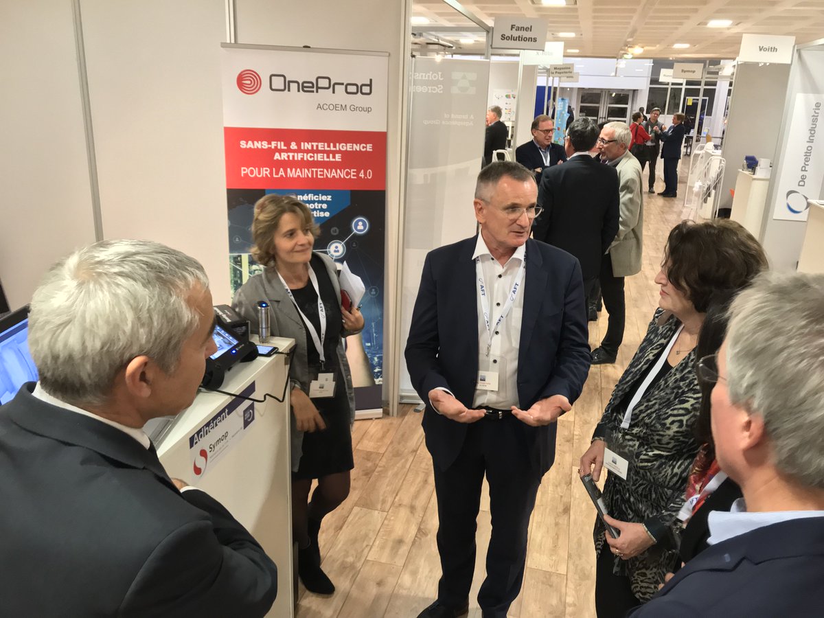 Live #ATIP2018. Les experts ONEPROD en #SurveillanceVibratoire vous accueillent stand 17