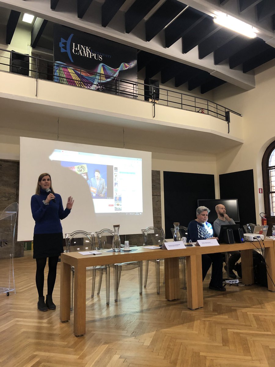 GAMEROME_FEST's tweet image. GameRome Opening Conference has started: Christina Hasenau, Goethe Institut, opens the Day presenting the Speakers