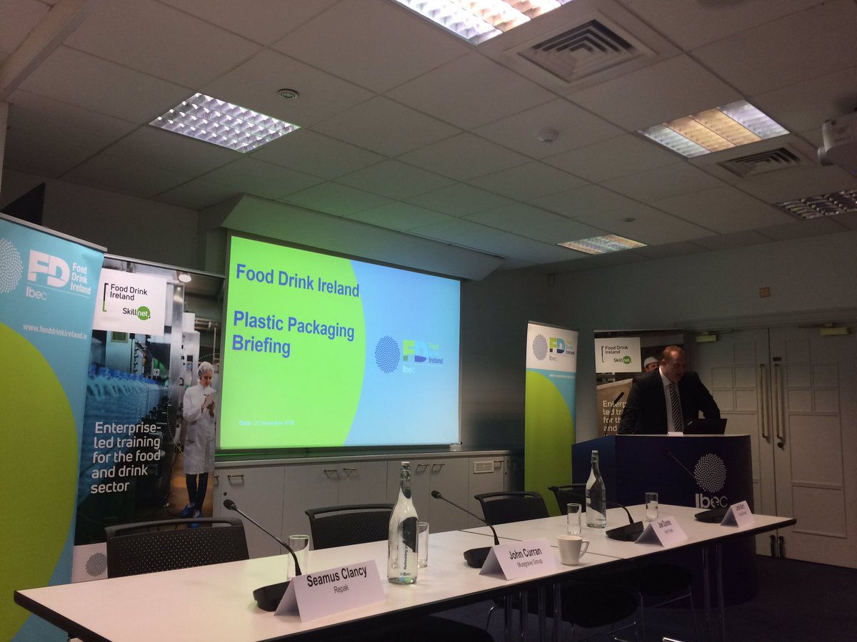 Food Drink Ireland (@fooddrink_irl) on Twitter photo Breakfast briefing on 'The future of plastic packaging for food and drink' in <a href="/ibec_irl/">Ibec</a> Speakers from <a href="/FSAIinfo/">FoodSafetyAuthority</a> <a href="/teagasc/">Teagasc</a> <a href="/WeAreKerry/">Kerry</a> <a href="/MusgraveMPlace/">Musgrave MarketPlace</a> <a href="/RepakRecycling/">Repak</a> <a href="/IEBevCouncil/">Irish Beverage Council</a> Breakfast briefing on 'The future of plastic packaging for food and drink' in <a href="/ibec_irl/">Ibec</a> Speakers from <a href="/FSAIinfo/">FoodSafetyAuthority</a> <a href="/teagasc/">Teagasc</a> <a href="/WeAreKerry/">Kerry</a> <a href="/MusgraveMPlace/">Musgrave MarketPlace</a> <a href="/RepakRecycling/">Repak</a> <a href="/IEBevCouncil/">Irish Beverage Council</a>