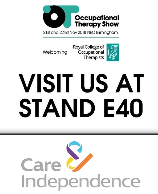 Meet the Care &amp; Independence team at the OT Show 2018 21st-22nd November stand E40 to find out how we can work with you to improve lives.  ow.ly/bBzb30mGmk9