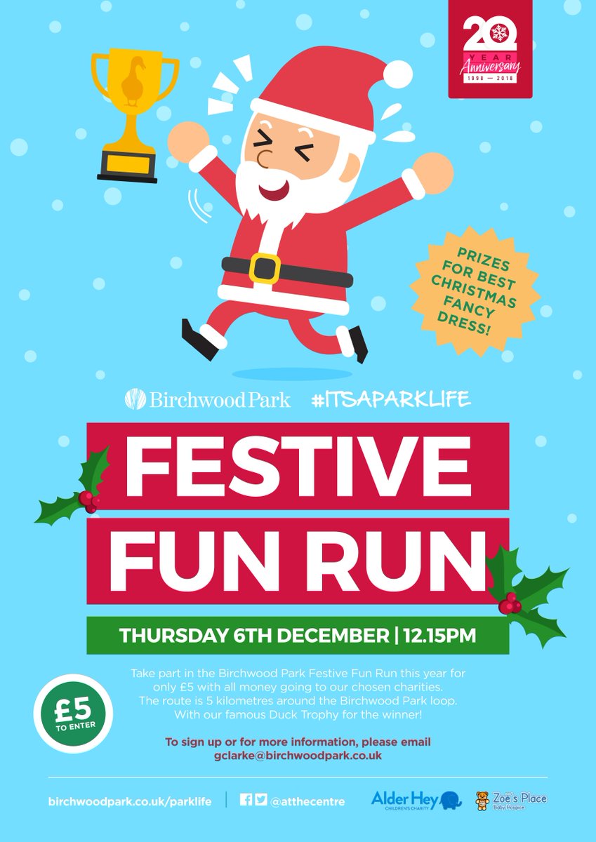 IonicJobs's tweet image. There will be a 5K festive fun run held here at @birchwood_park on 6/12/18. All funds raised are being donated to @AlderHey and @Zoes_Place . We're looking forward to taking part in the event!

#IonicJobs #FestiveFunRun #BirchwoodPark @atTheCentre