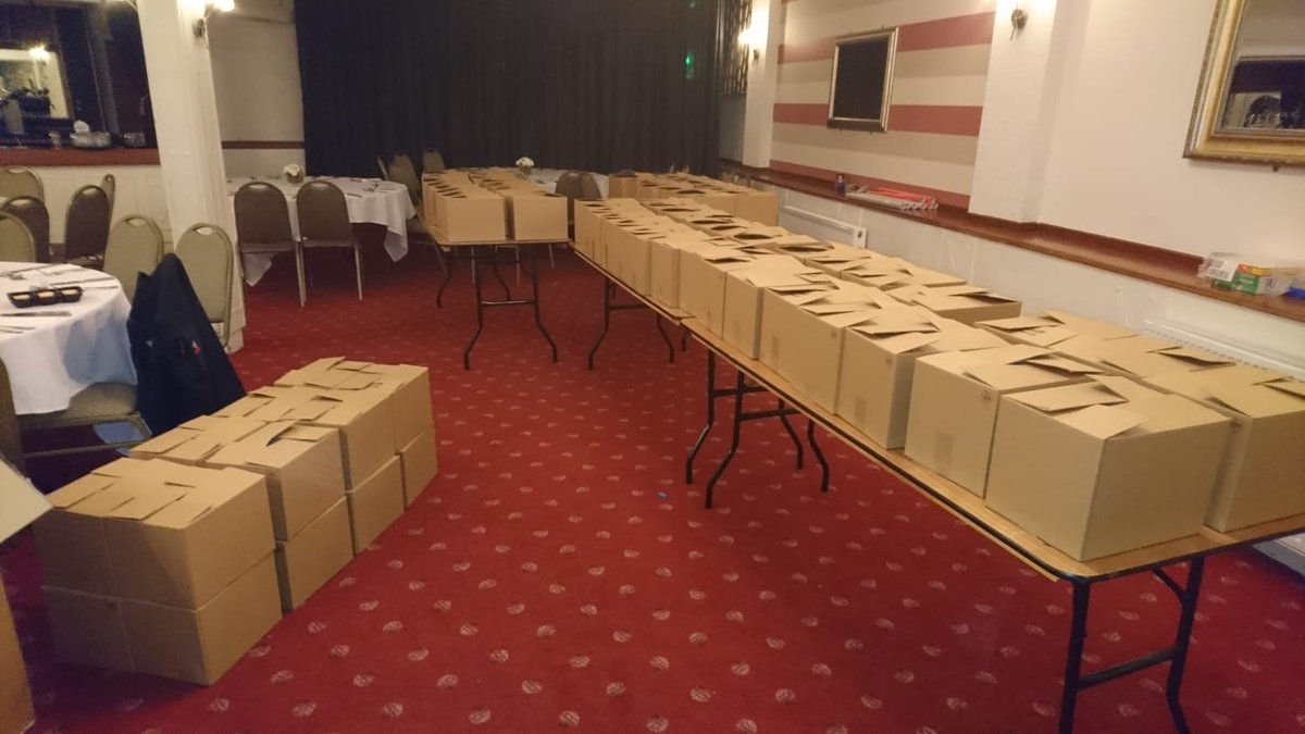 Feeling festive. With <a href="/TauntonRT140/">Taunton Round Table</a> we have been packing 80 Xmas hampers for members of our community