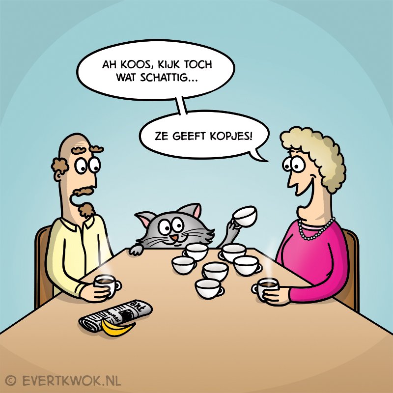 Ah Koos, kijk toch wat schattig... 
nr. 61 uit bit.ly/de100slechtste…