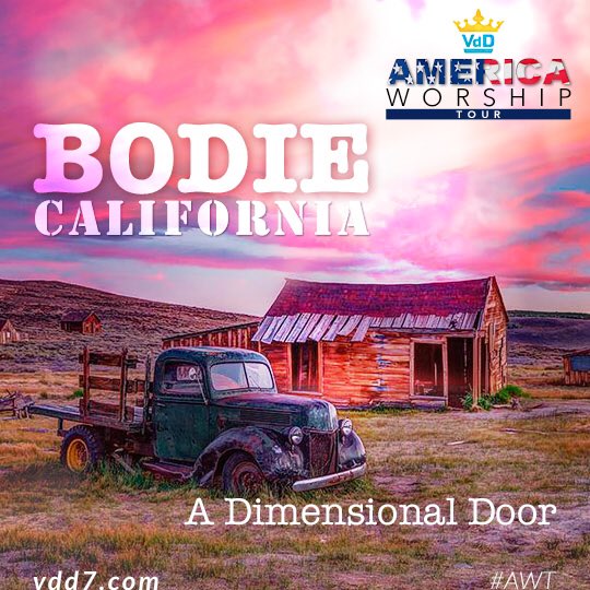 VdD7Global's tweet photo. For many months prior to coming back to California, the Spirit of the Lord had been speaking to us about #Bodie as a dimensional door in the Spirit... continue reading here: https://t.co/OrQ1Bbe9S9 πΊπΈ #usa #awt #vdd7 #pray #california #worship #mightymenofdavid #propheticmapping https://t.co/OUHxczSuVf