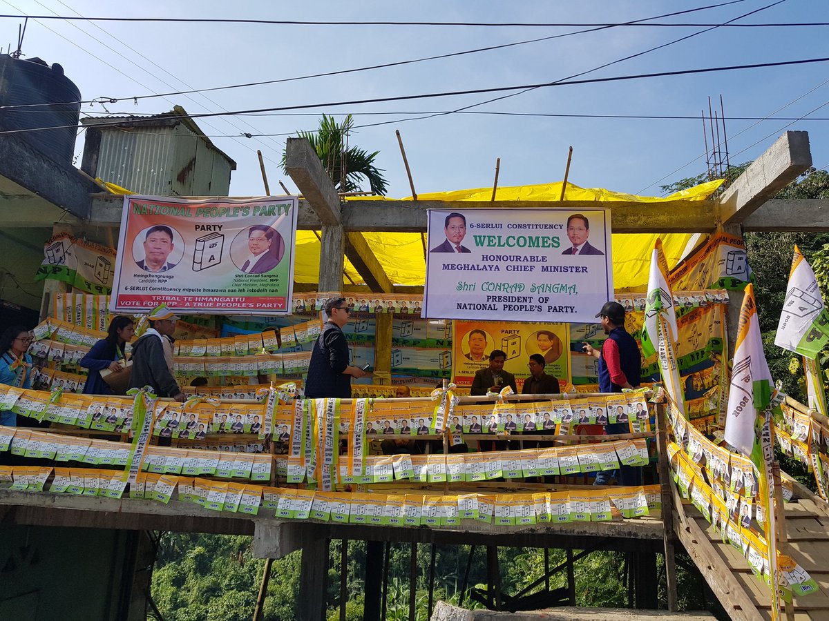SangmaConrad's tweet photo. At #Serlui Constituency to drump up support for candidate #Hmingchungnunga
#TribalTeHmangaitu https://t.co/UJrxpKw9DS