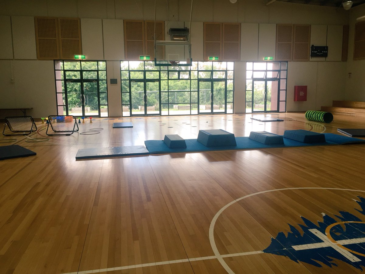 Today was my Grade 3/4 students last session for gymnastics. I decided to make 3 ninja warrior/parkour courses that students rotated through. Got inspiration from other PE course set ups I found on YouTube and then looked at what equipment I had available to use, to make mine!