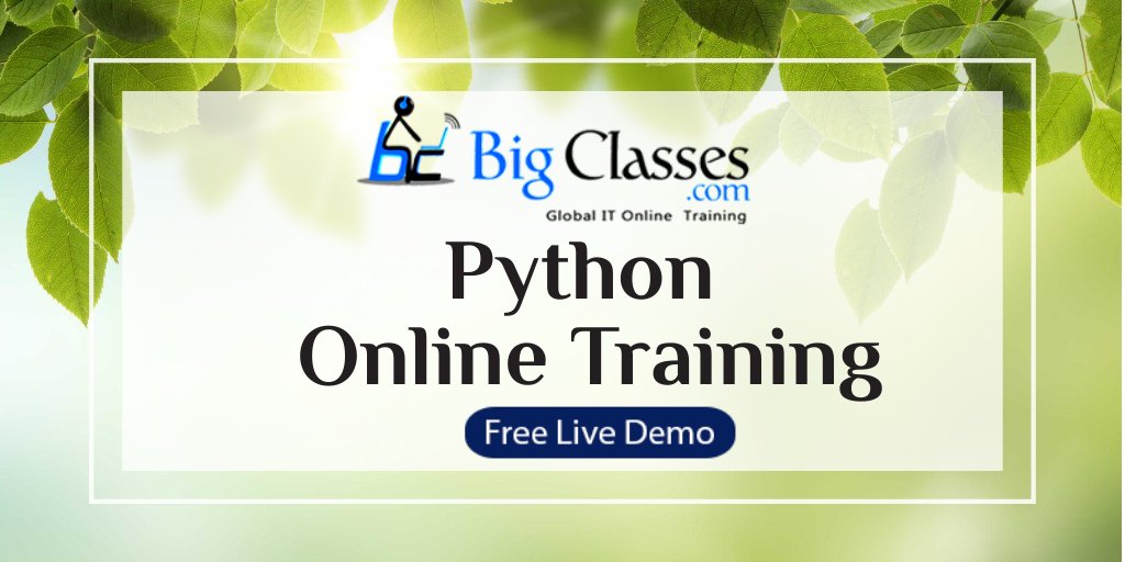 SBigclasses's tweet photo. BigClasses are the leading #Python Online Training Institute. We provide the training with Industry experts. Click here for more info: https://t.co/MfHYmE3cMm
#PythonOnlineTraining #ITTraining #PythonCourse #programming #CVRaman #EidMiladUnNabi #AUSvIND https://t.co/5CCWA6OpDe