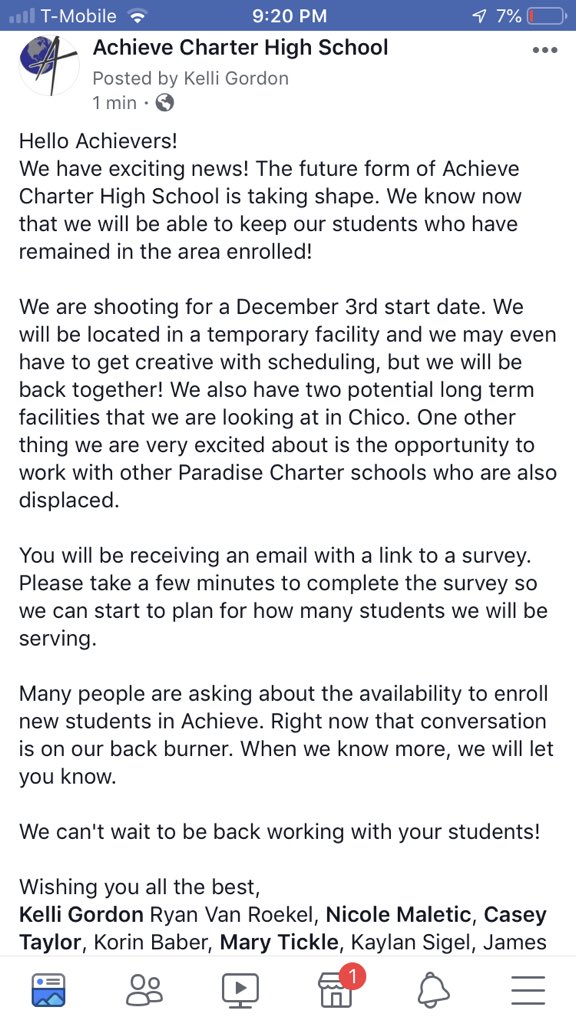 Rising from the ashes and moving forward. #Campfire will not stop #ACHSParadise #Trailblazers !!