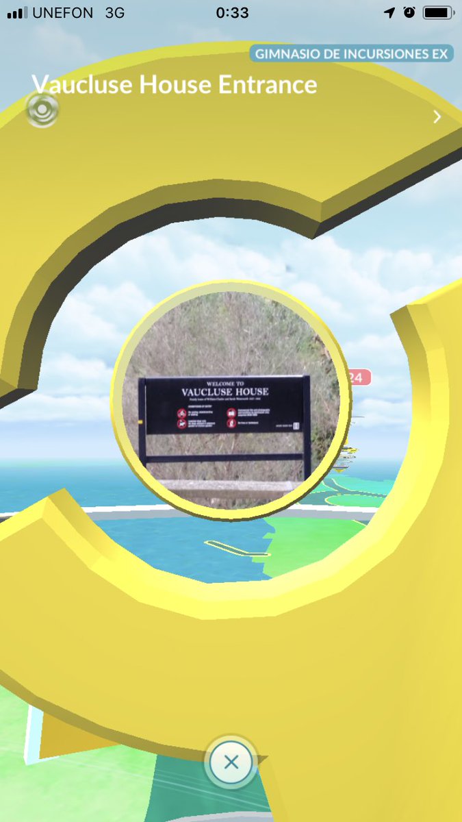 ByALEXXX_'s tweet image. Sídney, 🇦🇺 
•Ex Raid Gym•  **Vaucluse House Entrance   **
 T5: Cresselia
Team: INSTINCT⚡️
Weather: **BOOSTED🌪**
Time Remaining 41:00
*Enter at gym timer:✨**35:00,30:00**✨

```-33.854317,151.272755
```
 @StardustPokmnGO  @CapMardo @KExpass